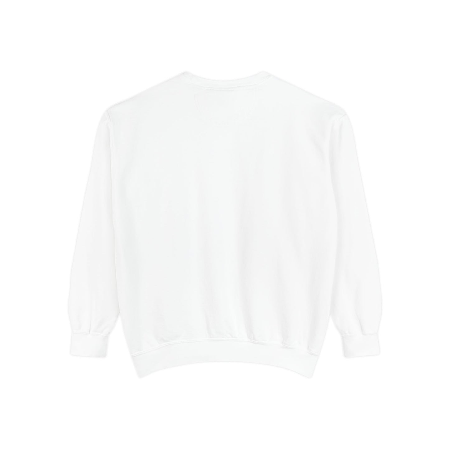 Happy Vibes Unisex Garment-Dyed Sweatshirt - Perfect for Cozy Days