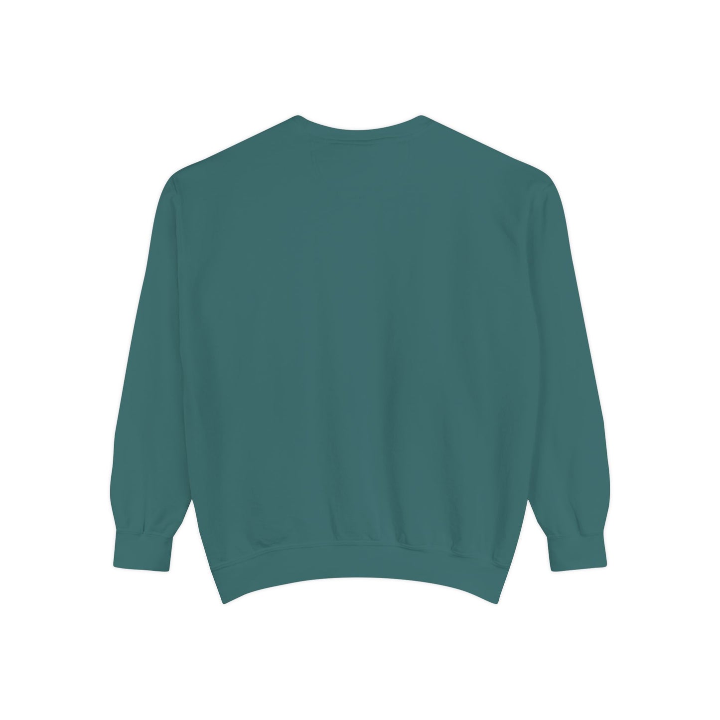 Happy Vibes Unisex Garment-Dyed Sweatshirt - Perfect for Cozy Days