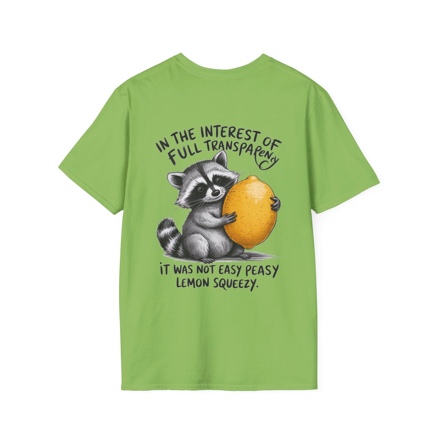 'Full Transparency' Raccoon Design